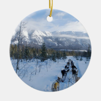 Ornamento De Cerâmica ParrotSleds - paisagem