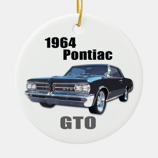 Ornamento De Cerâmica Parte dianteira de 1964 GTO- (Frente)