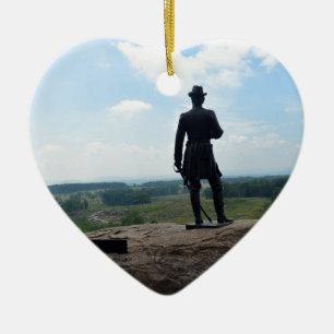 Ornamento De Cerâmica Parte superior redonda grande em Gettysburg