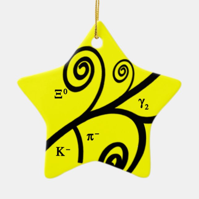 Ornamento De Cerâmica Partículas! (Frente)