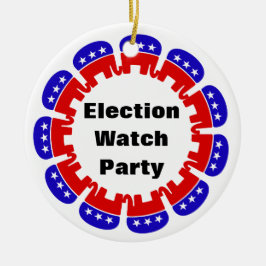 Ornamento De Cerâmica Partido Republicano do Observatório Eleitoral