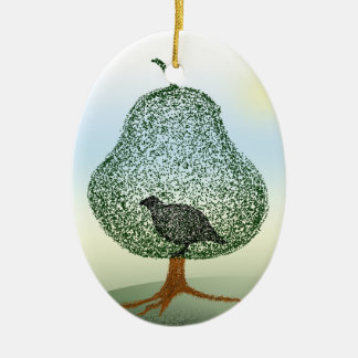 Ornamento De Cerâmica Partucho Num Natal De Pera