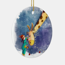 Ornamento De Cerâmica Passe os Pescoços