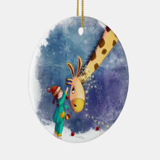 Ornamento De Cerâmica Passe os Pescoços