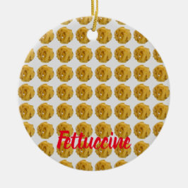 Ornamento De Cerâmica Pasta de Fettuccine Pasta Padrão para Comida