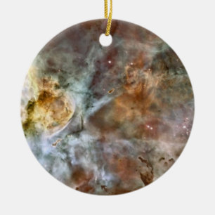 Ornamento De Cerâmica Pastel Marble na Nebulosa Carina