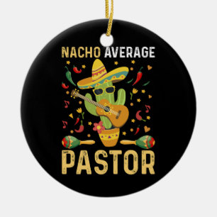 Ornamento De Cerâmica Pastor Médio Nacho Líder Religioso Cinco De Maio