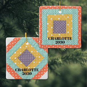 Ornamento De Cerâmica Patch Personalizado