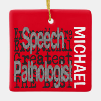 Ornamento De Cerâmica Patologista Extraordinário de Discurso PERSONALIZA