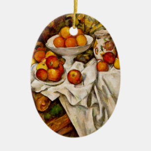 Ornamento De Cerâmica Paul Cezanne Apple Orangismo Impressionismo