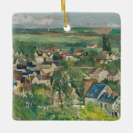 Ornamento De Cerâmica Paul Cezanne - Auvers, Visão Panorâmica