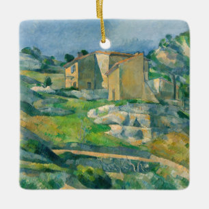 Ornamento De Cerâmica Paul Cezanne - Casas na Provença, Vale de Riaux