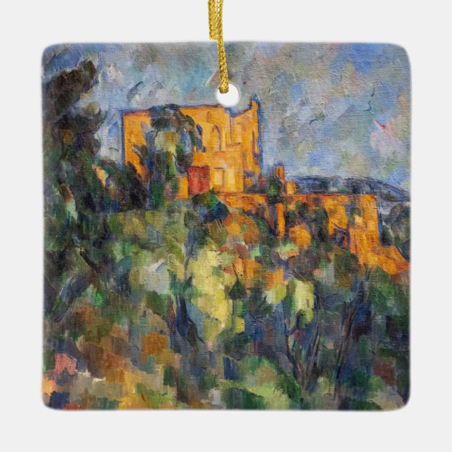 Ornamento De Cerâmica Paul Cezanne - Chateau Noir (Frente)