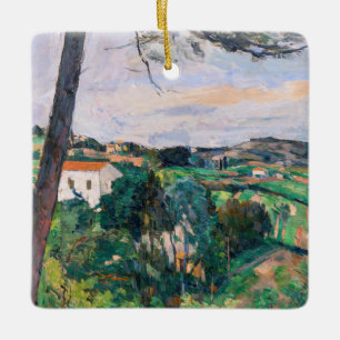 Ornamento De Cerâmica Paul Cezanne - Pinheiro em L'Estaque