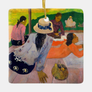 Ornamento De Cerâmica Paul Gauguin - A Sesta