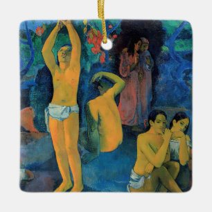 Ornamento De Cerâmica Paul Gauguin - De Onde Viemos?