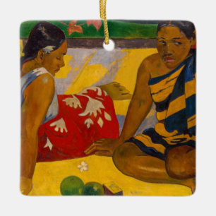 Ornamento De Cerâmica Paul Gauguin - Parau Api / O Que É Novo?