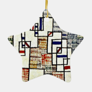 Ornamento De Cerâmica Paul Klee art: Cote de Provence, pintura de Klee