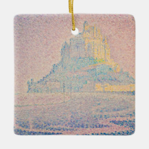 Ornamento De Cerâmica Paul Signac - Mont Saint Michel, Névoa e Sol
