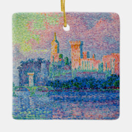 Ornamento De Cerâmica Paul Signac - O Palácio Papal, Avignon
