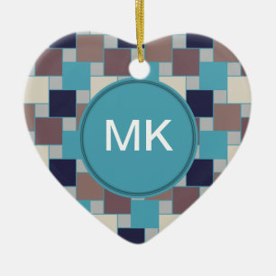 Ornamento De Cerâmica Pavão na praia