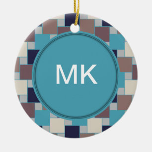 Ornamento De Cerâmica Pavão na praia