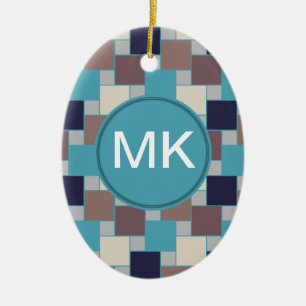 Ornamento De Cerâmica Pavão na praia