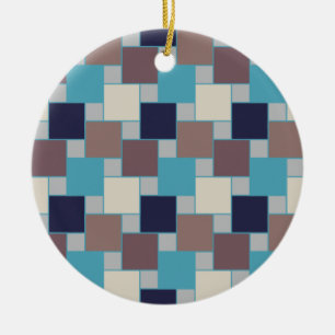 Ornamento De Cerâmica Pavão na praia