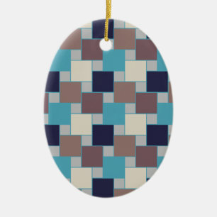 Ornamento De Cerâmica Pavão na praia