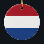 Ornamento De Cerâmica pavilhão neerlandês<br><div class="desc">Um presente ideal para todos aqueles que são patrióticos do seu país!</div>