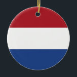 Ornamento De Cerâmica pavilhão neerlandês<br><div class="desc">Um presente ideal para todos aqueles que são patrióticos do seu país!</div>