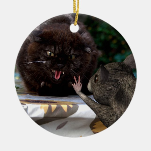 Ornamento De Cerâmica Paz! (Frente)