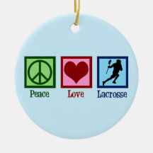 Peace Love Lacrosse Christmas