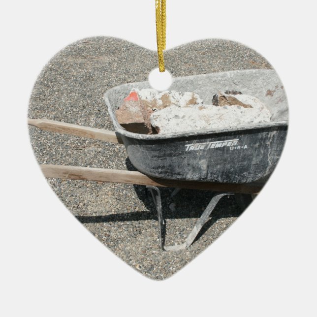 Ornamento De Cerâmica Peça uma roda (Frente)