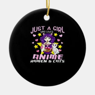 Ornamento De Cerâmica Peekaboo Anime Chibi