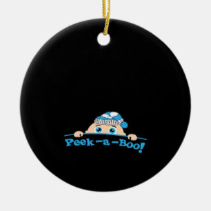 Ornamento De Cerâmica Peekaboo Fmit