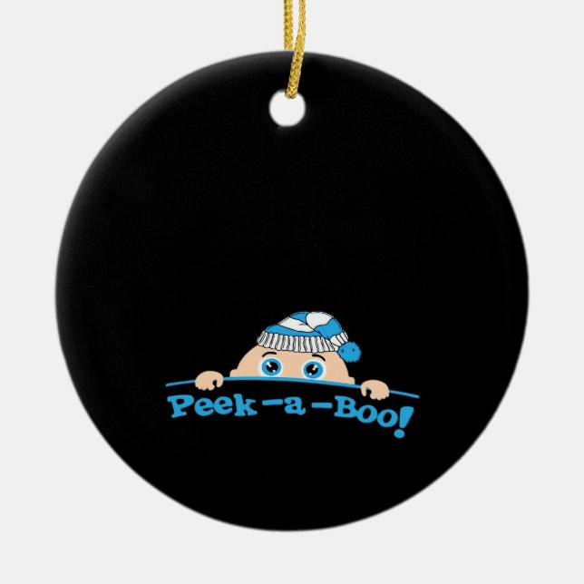 Ornamento De Cerâmica Peekaboo Fmit (Frente)