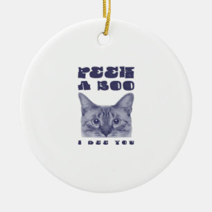 Ornamento De Cerâmica Peekaboo - Sloth Halloween Surprise