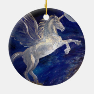 Ornamento De Cerâmica Pegasus