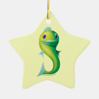 Ornamento De Cerâmica Peixes grandes