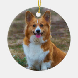 Ornamento De Cerâmica Pembroke Welsh Corgi Dog
