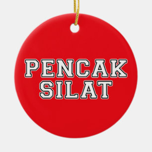 Ornamento De Cerâmica Pencak Silat