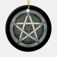 Pendente/ornamento de prata do Pentacle