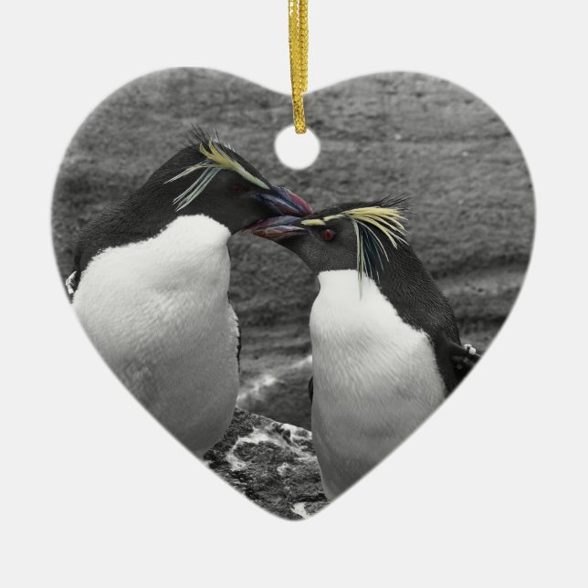 Ornamento De Cerâmica Penguin Colour Splash (Frente)