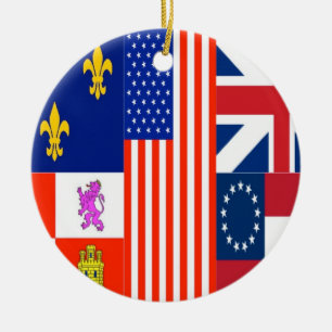 Ornamento De Cerâmica Pensacola Flag