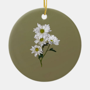 Ornamento De Cerâmica Pequena Daisy Olhando
