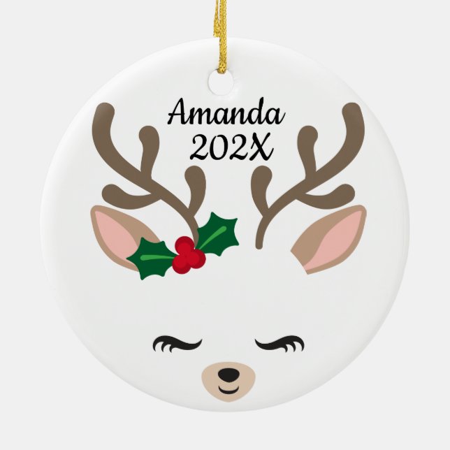 Ornamento De Cerâmica Pequena Rebelde Pessoal (Traseira)