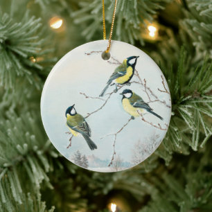 Ornamento De Cerâmica Pequenas aves bonitas de Matti Karppanen, Birds Ar