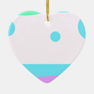 Ornamento De Cerâmica Pequeno Abstrato Monstro ou Abstrato