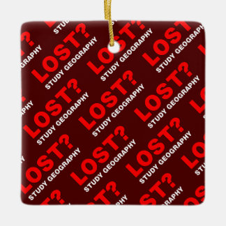 Ornamento De Cerâmica Perdido? Estudar Geografia